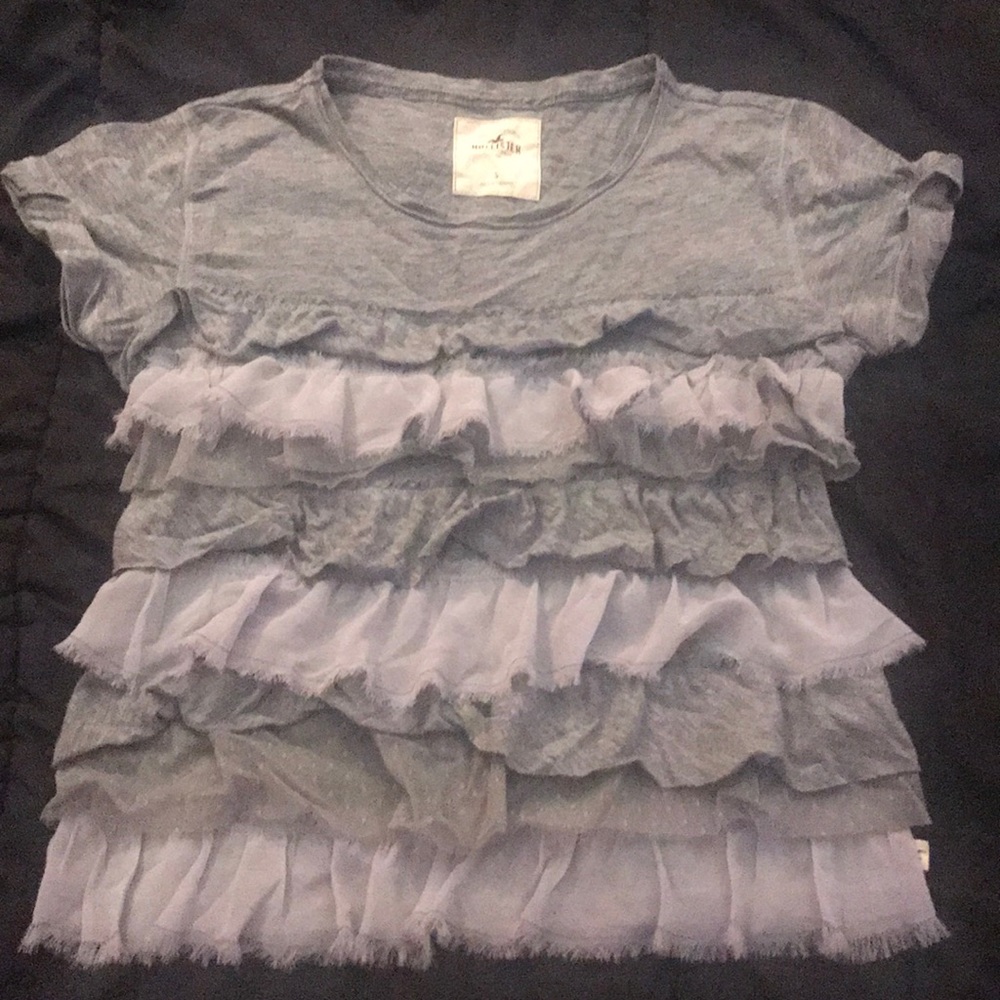 Hollister grey shirt size small